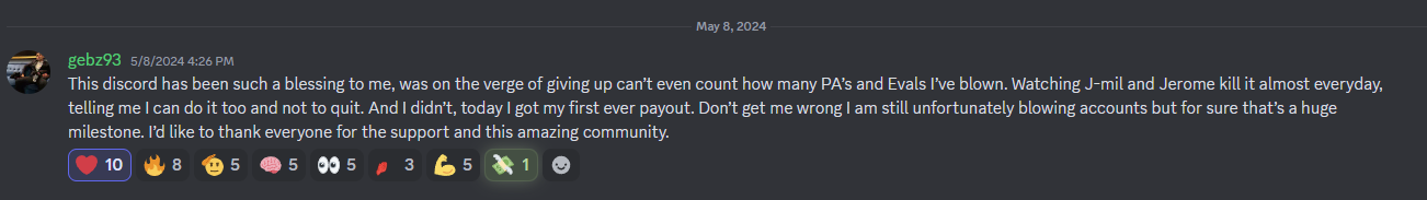 Testimonial Screenshot