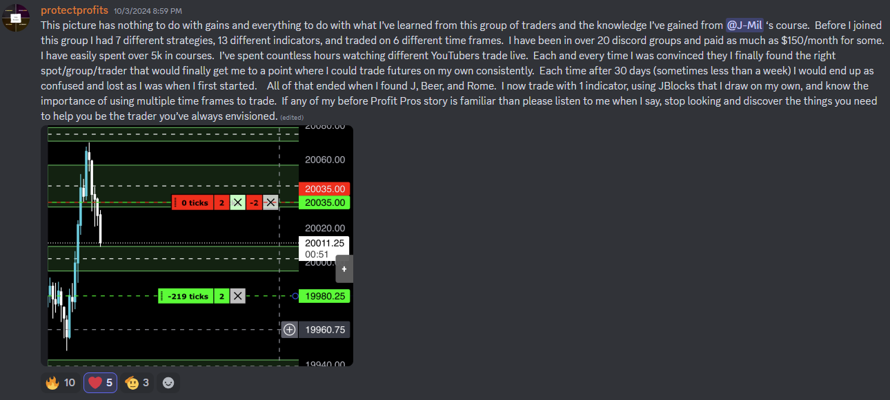 Testimonial Screenshot