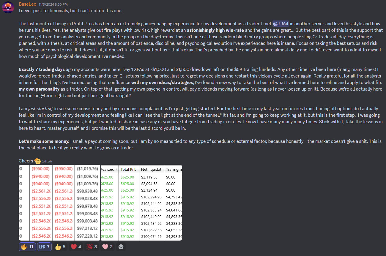 Testimonial Screenshot