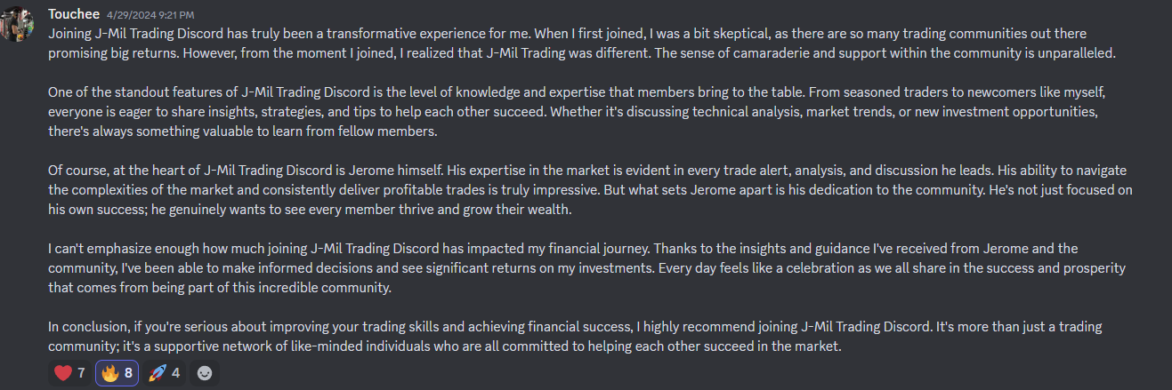 Testimonial Screenshot