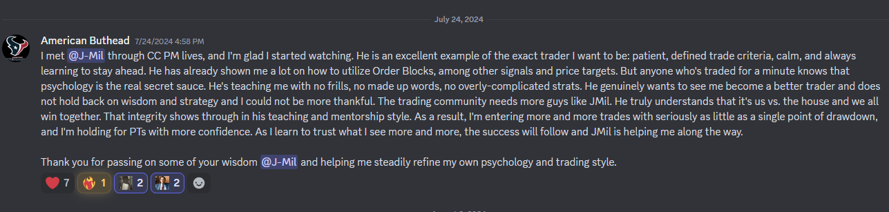 Testimonial Screenshot